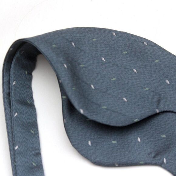 NWT Men's Self tied Bow Tie Dusty Blue Silk Butterfly Bowtie big bow tie S549 - Picture 6 of 9